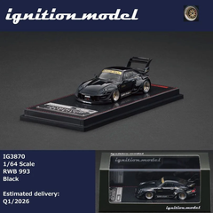 Ignition Model RWB 993 Dark Star Black IG3870 1/64 Diecat