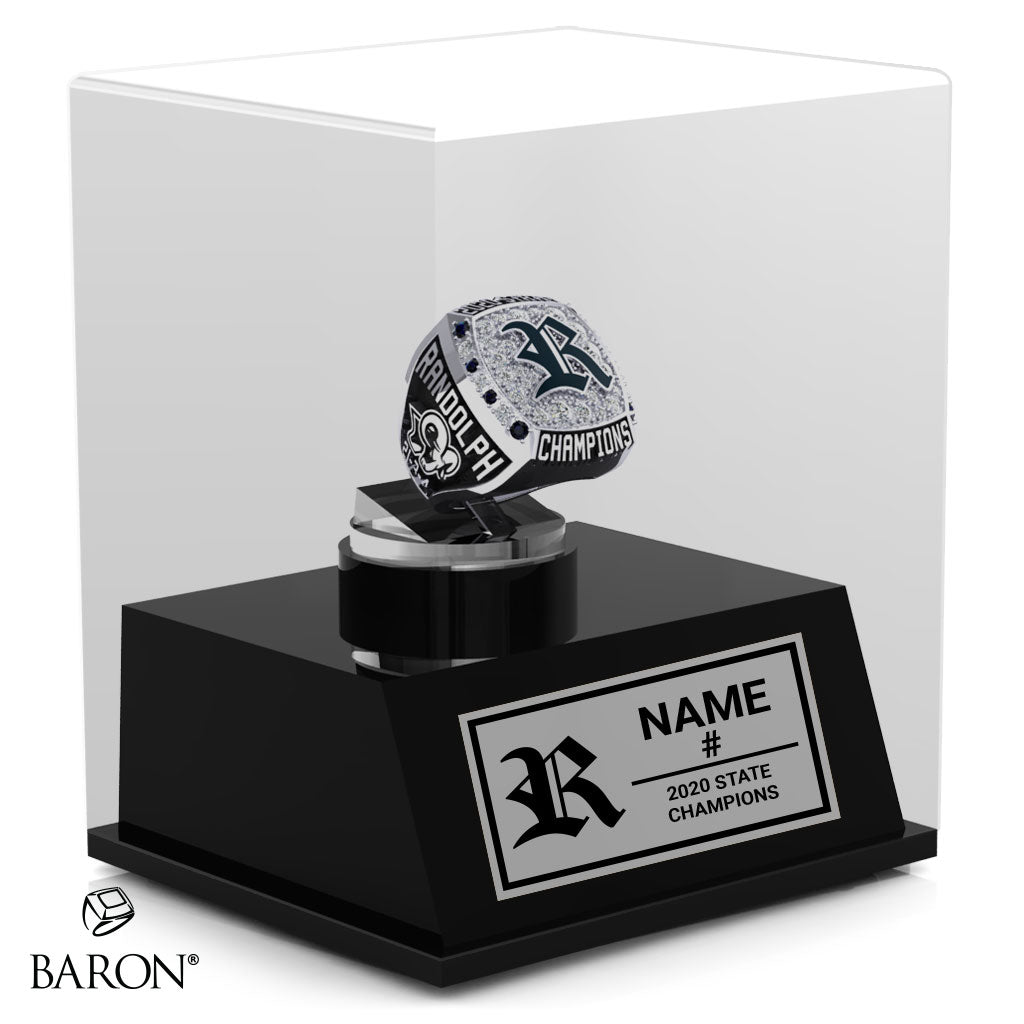 Randolph High School Championship Display Case