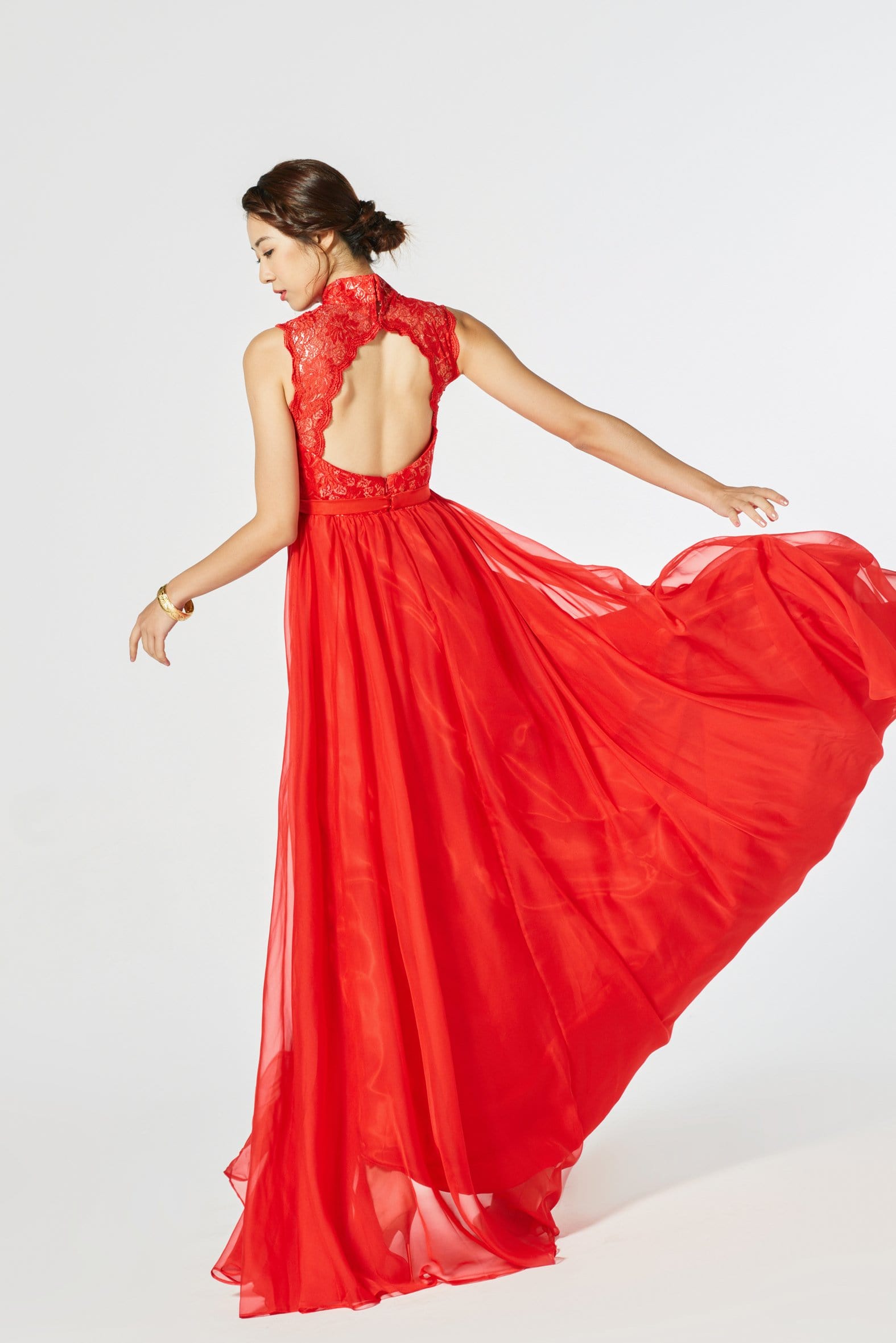 Amelia Bespoke Dress - Cheongsam - East Meets Dress