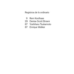 Registros de lo Ordinario— Enrique Walker