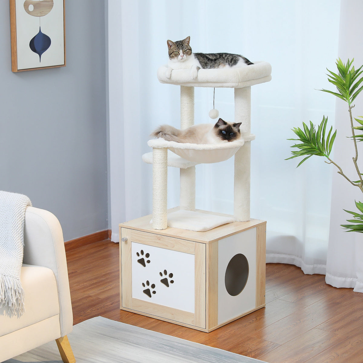 Arbre à chat 127 cm - Modèle : Las Lomas