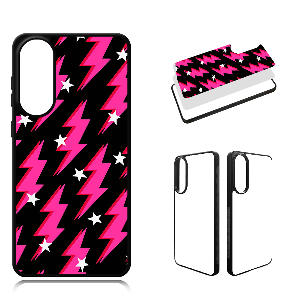 Sublimation Blanks Samsung Galaxy Black Phone Cases for S26|S25|S24|S23|S22|S21|S20|FE|Ultra|Plus