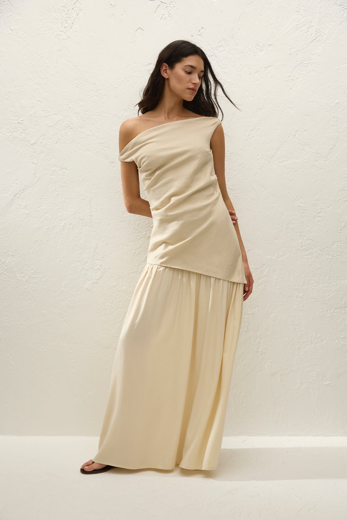 Roma Maxi Dress Panna - Final Sale