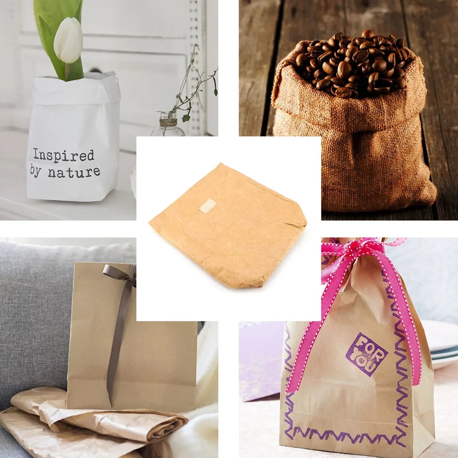 Carvallo Lunchbag | Isolerad & Vattentät Matväska | Av miljövänligt papermaterial | För Skola, Kontor & Picknick Carvallo