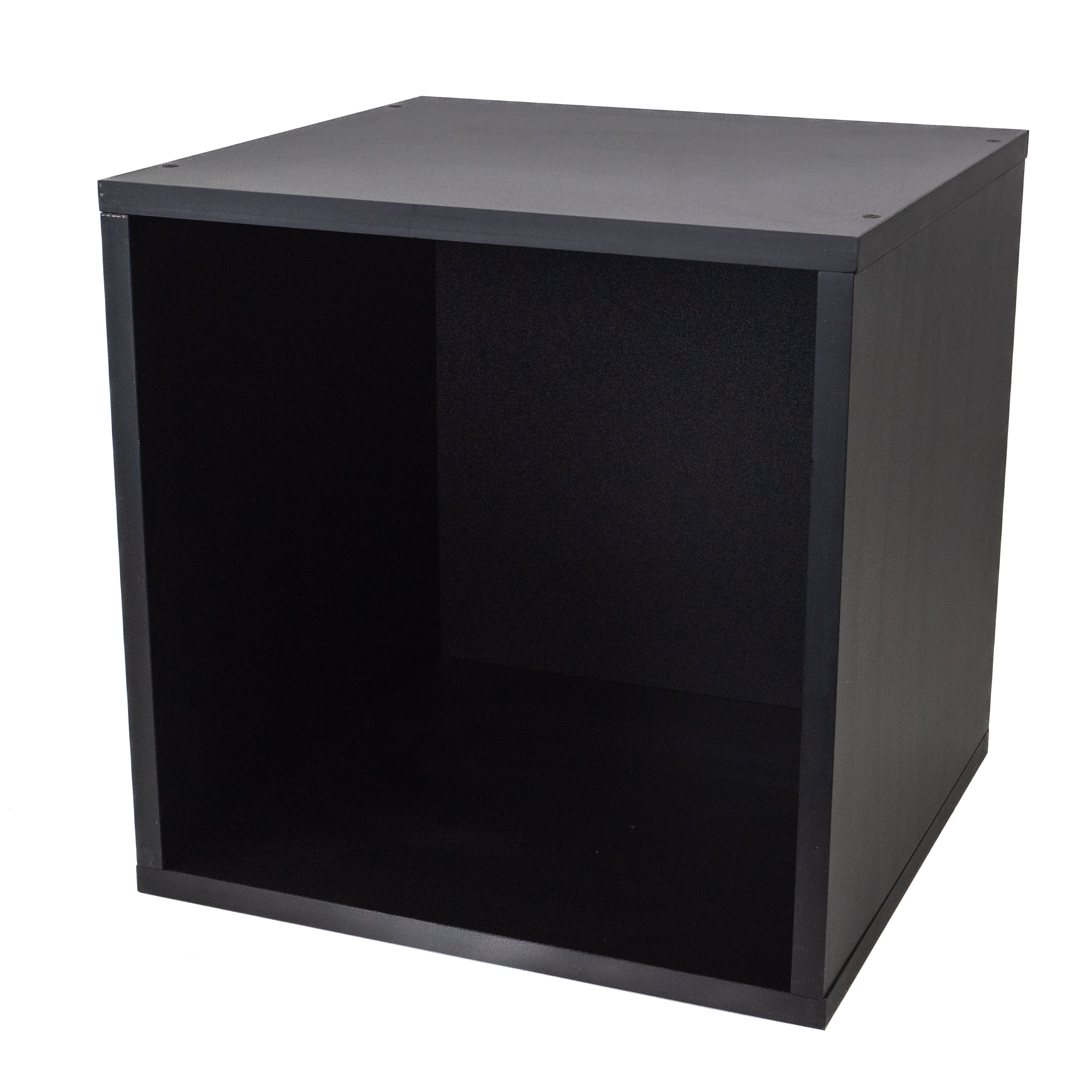 Studio 57 - Opbevaringshylde til vinylplader (36,5 x 36,5 cm, Sort)