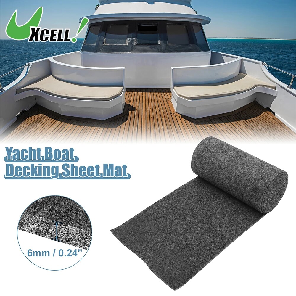Uxcell 4000x200/4000x280/4000x300mm Boat Carpet Decking Sheet Mat