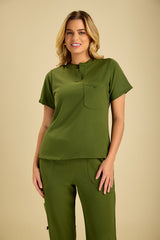 Scrub Feminino Layra - Verde Militar