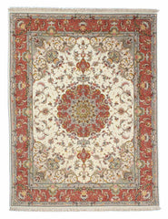 Tabriz - 50 Raj Tæppe 198x150cm - Persisk tæppe