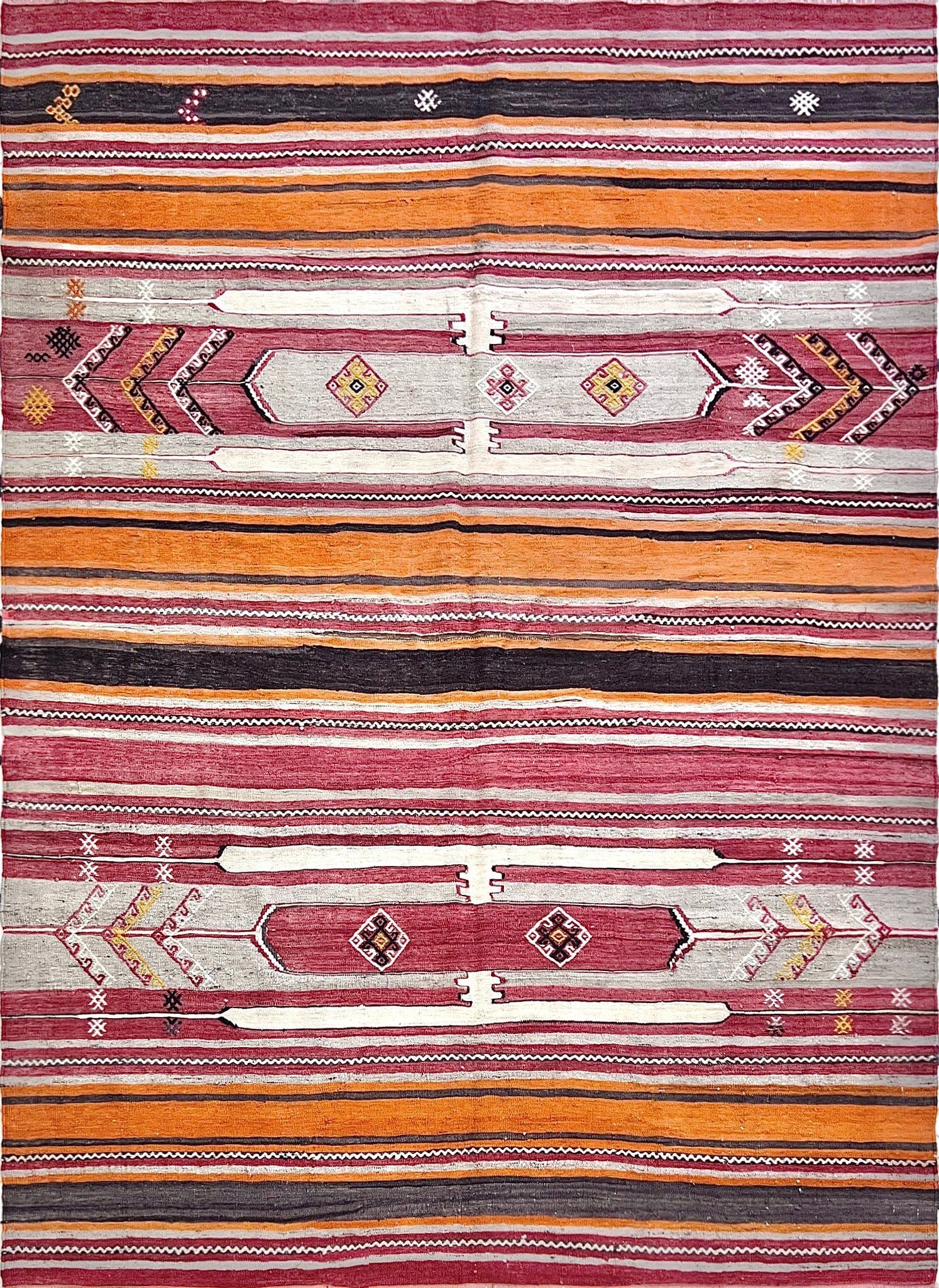 5x7 Sivas Kilim Anatolian Vintage Turkish Rugs for living room bedroom kitchen dining. Handmade Flatweave shop San Francisco Berkeley. Buy Rugs Online free shipping to Canada Toronto California.