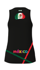 CAMISETA DE DAMA C/R MÉXICO NEGRO