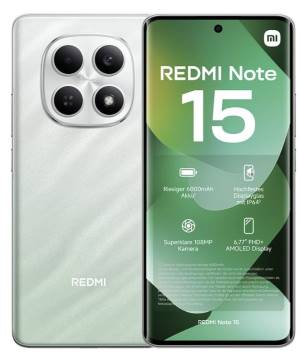 Xiaomi Redmi Note 15 6+128GB 6.77" NFC Forest Green DS EU-0
