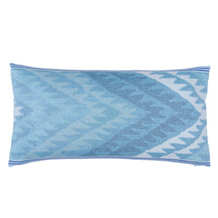 Shabba Warp Print Pillow | Blues