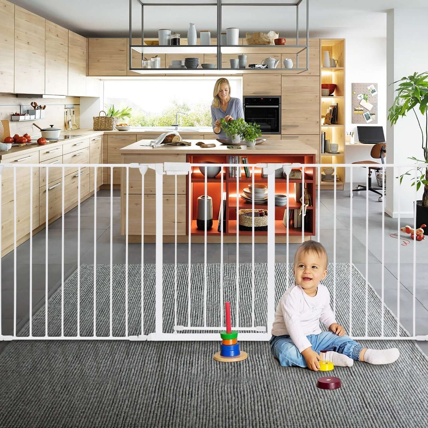 Metal gate for pets