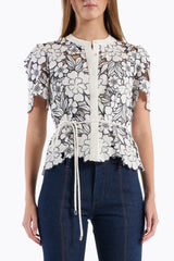 Bree Top - Ivory Magnolia