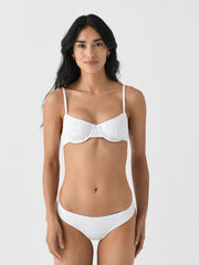 Solid + Striped Women's Eva Eyelet Bikini Top - Saint Bernard