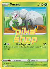Pokémon Sword & Shield Base 008/202 Durant Reverse Holo
