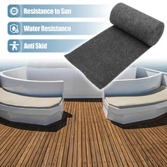 Uxcell 4000x200/4000x280/4000x300mm Boat Carpet Decking Sheet Mat