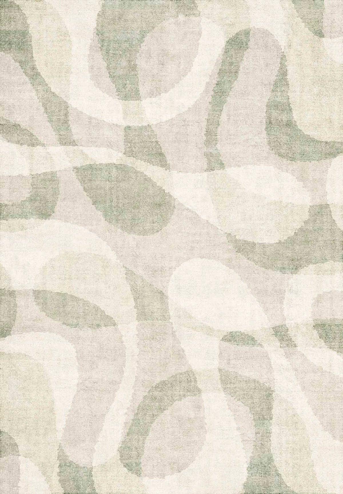 Sage Pebble - Washable Rug - JRN1061