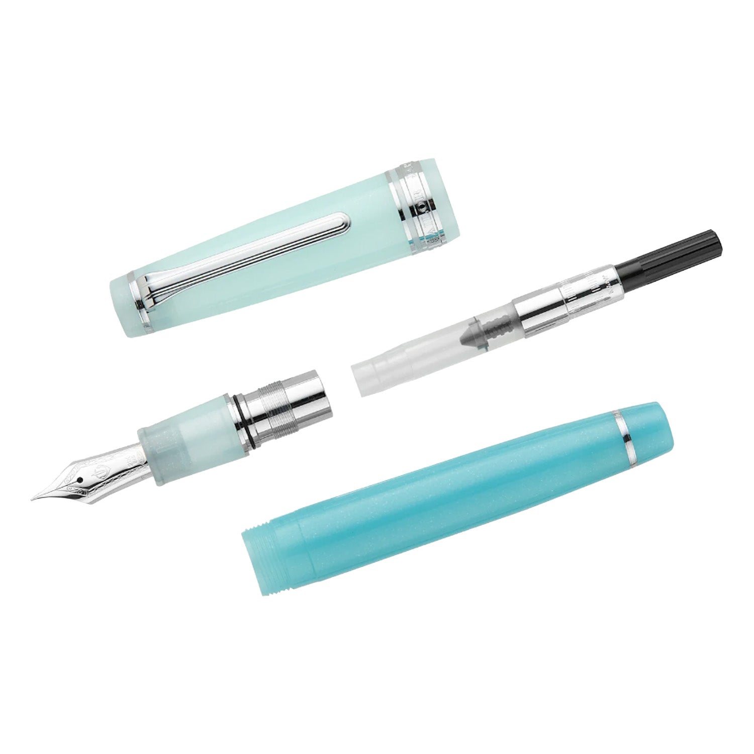 Sailor Professional Gear Smoothie Fountain Pen - Ocean Water (Special Edition) 2