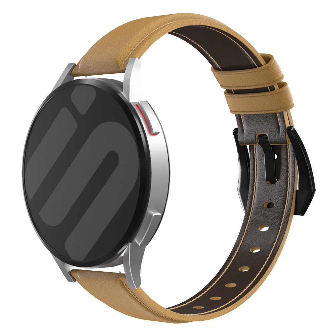 Huawei Watch 4 (Pro) Lederarmband (Beige)