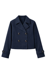 Say INA Copenhagen Trenchcoat - Laura Short - Navy Blue