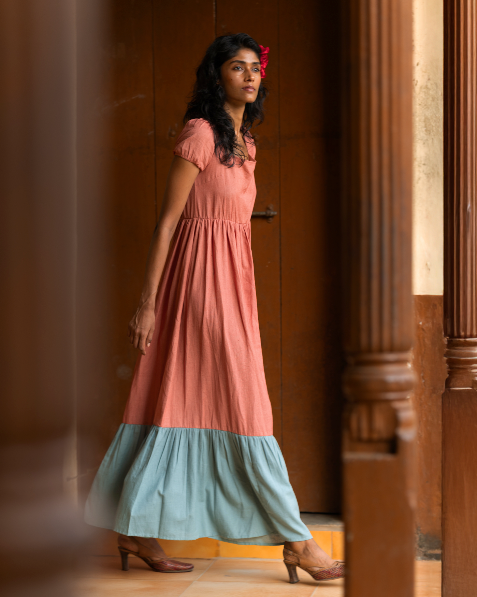 Backless Cottage Dress