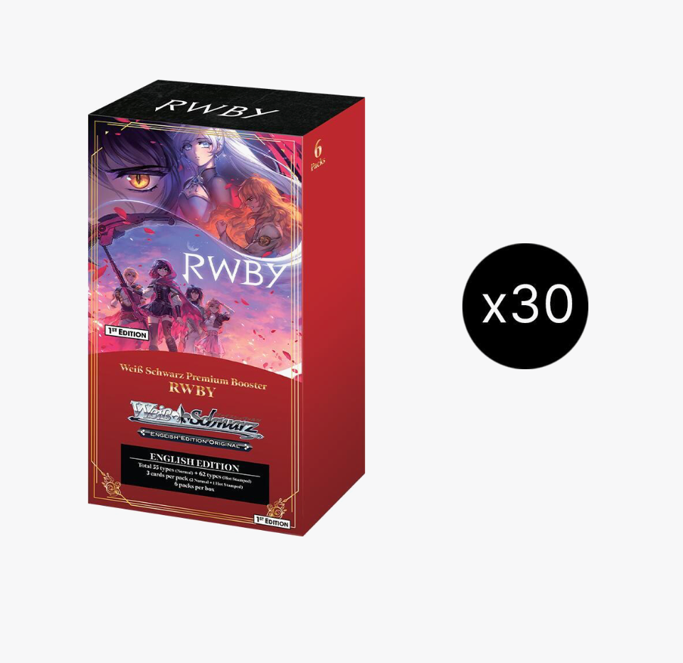 Weiss Schwarz! RWBY Premium Booster Box Case [30 each]