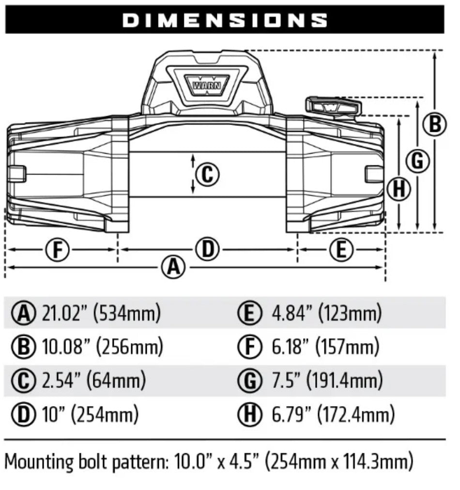 WARN VR EVO 12-S Winch - 103255 - 4X4 WAVERS