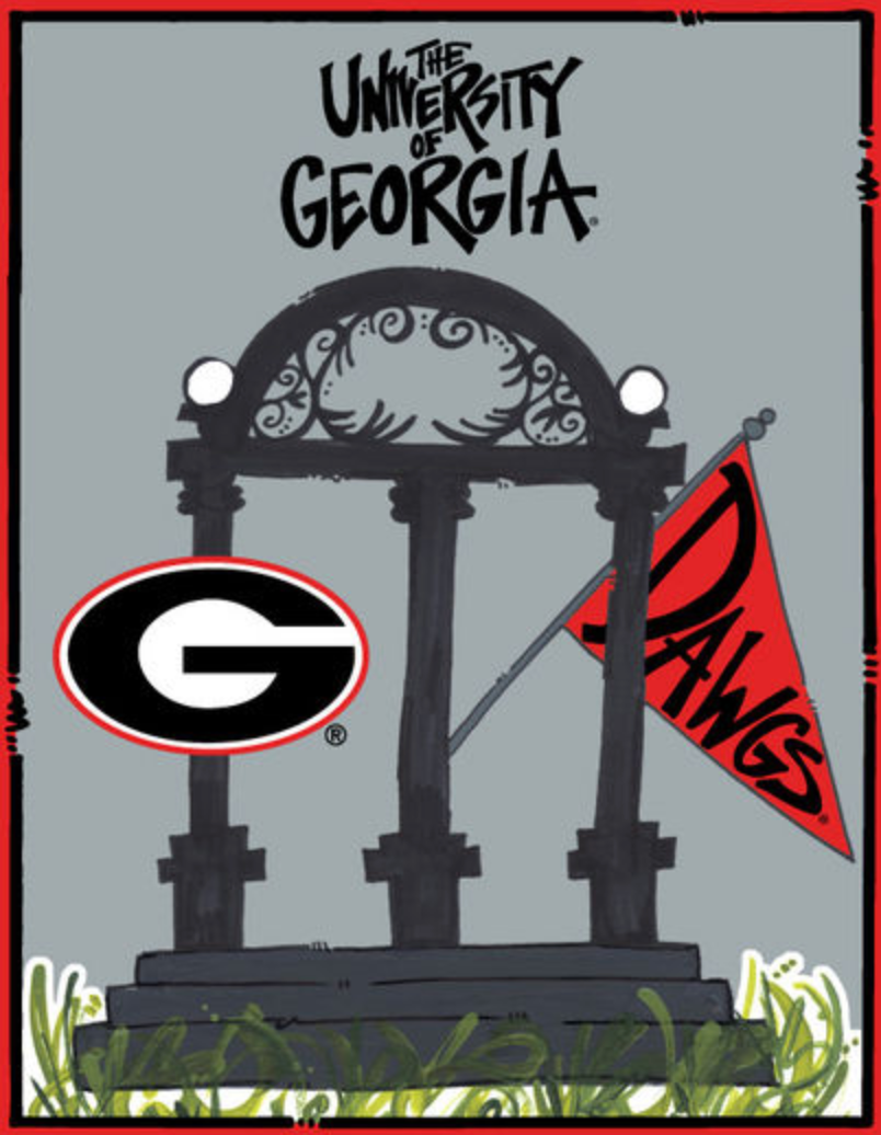 Magnolia Lane 26 20116 UGA Georgia Campus Flag