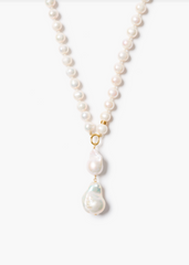 Chan Luu Freshwater + Baroque Long Layering Necklace