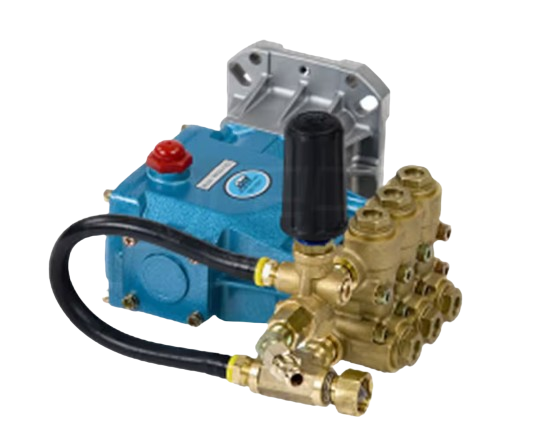 Pressure-Pro SLP66DX40-308 4000 PSI 4 GPM (1" Shaft) Triplex Pressure Washer Pump w/ Pulsar EZ Plumbing Kit, Fully Plumbed CAT 66 DX