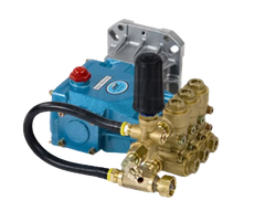 Pressure-Pro SLP66DX40-308 4000 PSI 4 GPM (1" Shaft) Triplex Pressure Washer Pump w/ Pulsar EZ Plumbing Kit, Fully Plumbed CAT 66 DX