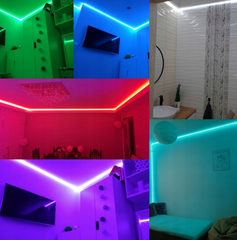 Taśma LED RGB ZESTAW 5050 Bluetooth APLIKACJA MOBILNA