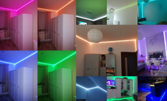 Taśma LED RGB ZESTAW 5050 Bluetooth APLIKACJA MOBILNA