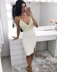 Bodycon Homecoming Dresses White