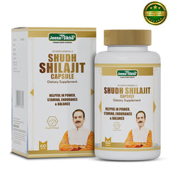 Shudh Shilajit Capsules | Ayurvedic Energy & Stamina Support Supplement for Men and Women | For Strength, Endurance & Daily Balance