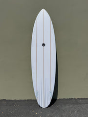 Simon Jones Designs | 6’10” Fiji Triple Stringer Clear Surfboard