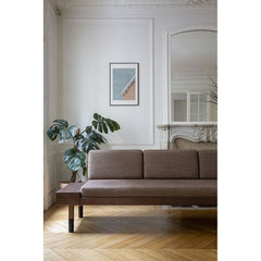 KANN DESIGN Sofa Mid Wool Fabric Brown