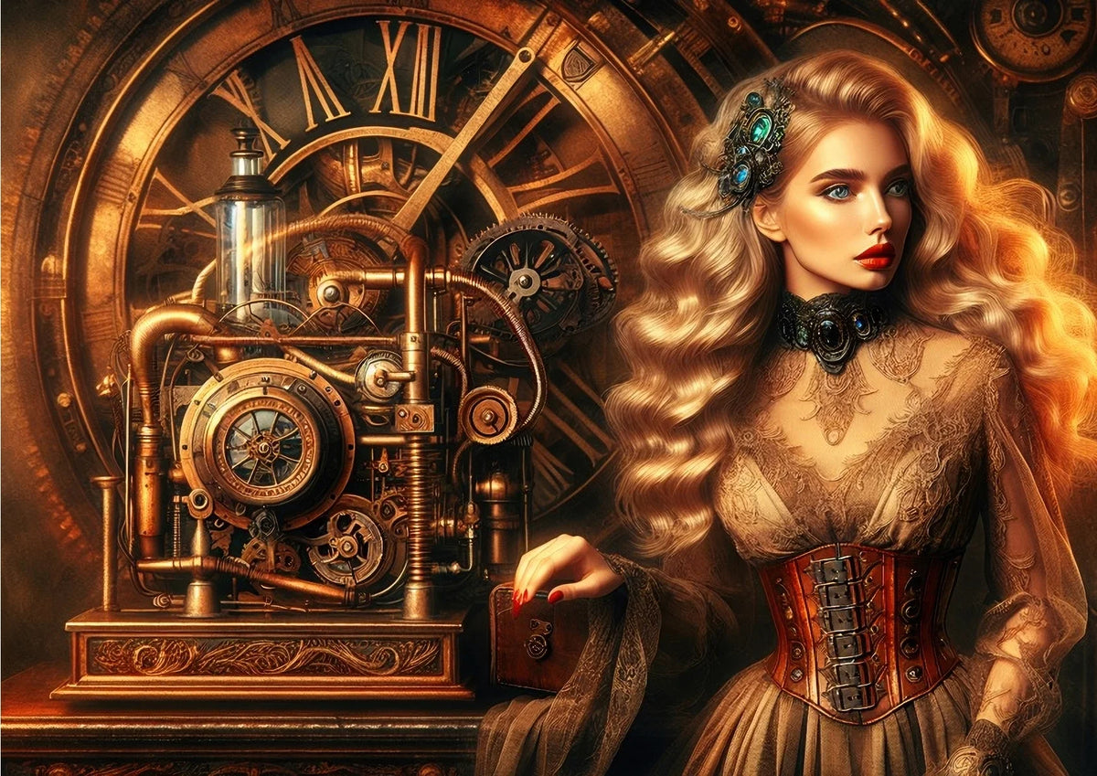Steampunk Time Machine from Campbell Allen, 1000 Piece Puzzle