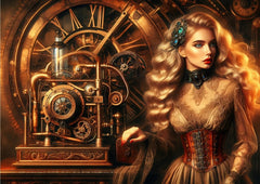 Steampunk Time Machine from Campbell Allen, 1000 Piece Puzzle