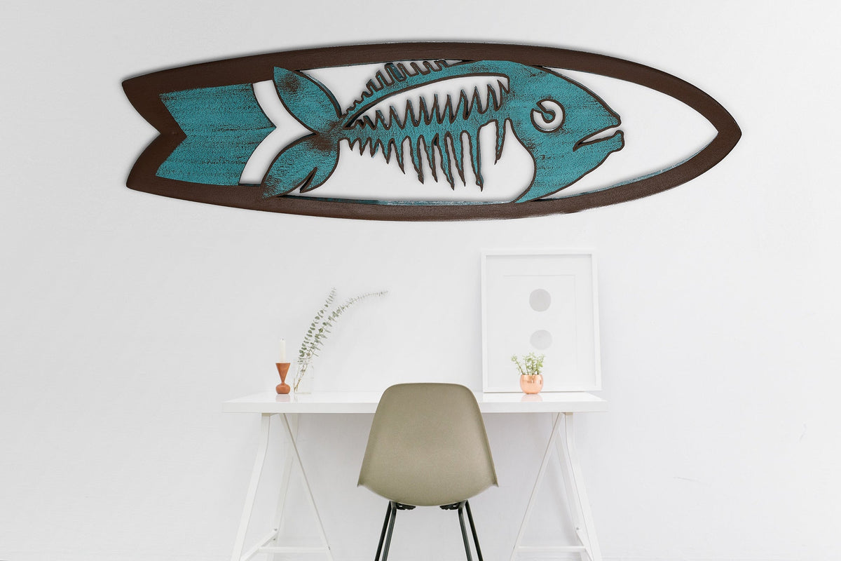 Surfboard Art (Fish Bone Shape) - Degree 33 Surfboards
