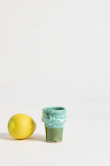 Marrakechi Azure Ceramic Small Cups - set of 4