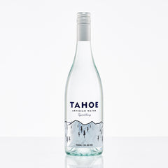Tahoe Artesian Water, Sparkling, 750 ml Glass Bottle, 12 Pack