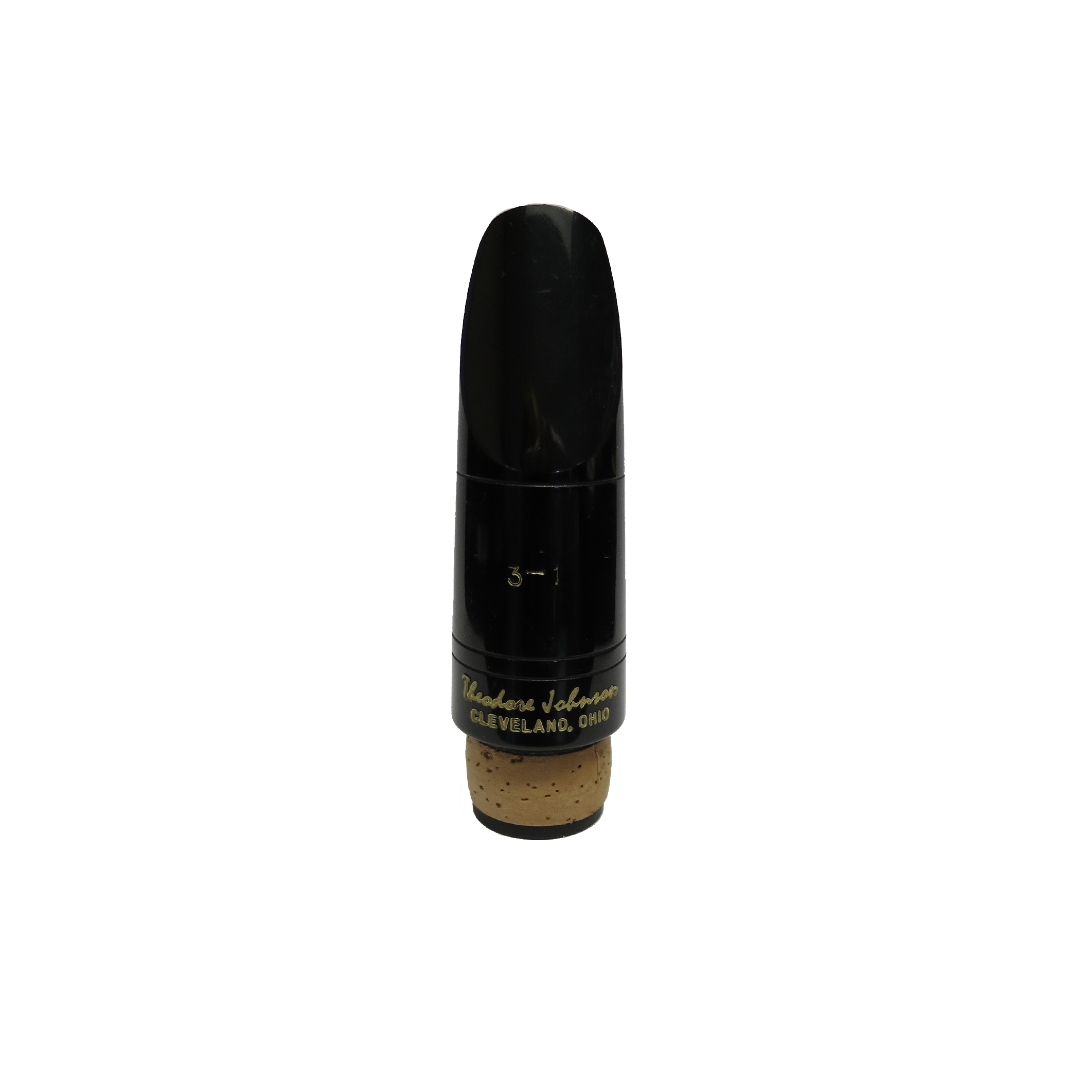 Ted Johnson TJ3 Zinner Hard Rubber Bb Clarinet Mouthpiece
