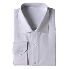White Spread Collar Dress Shirt