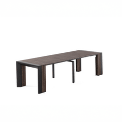 Transformer - Table Extérieur Extensible - Noyer Foncé
