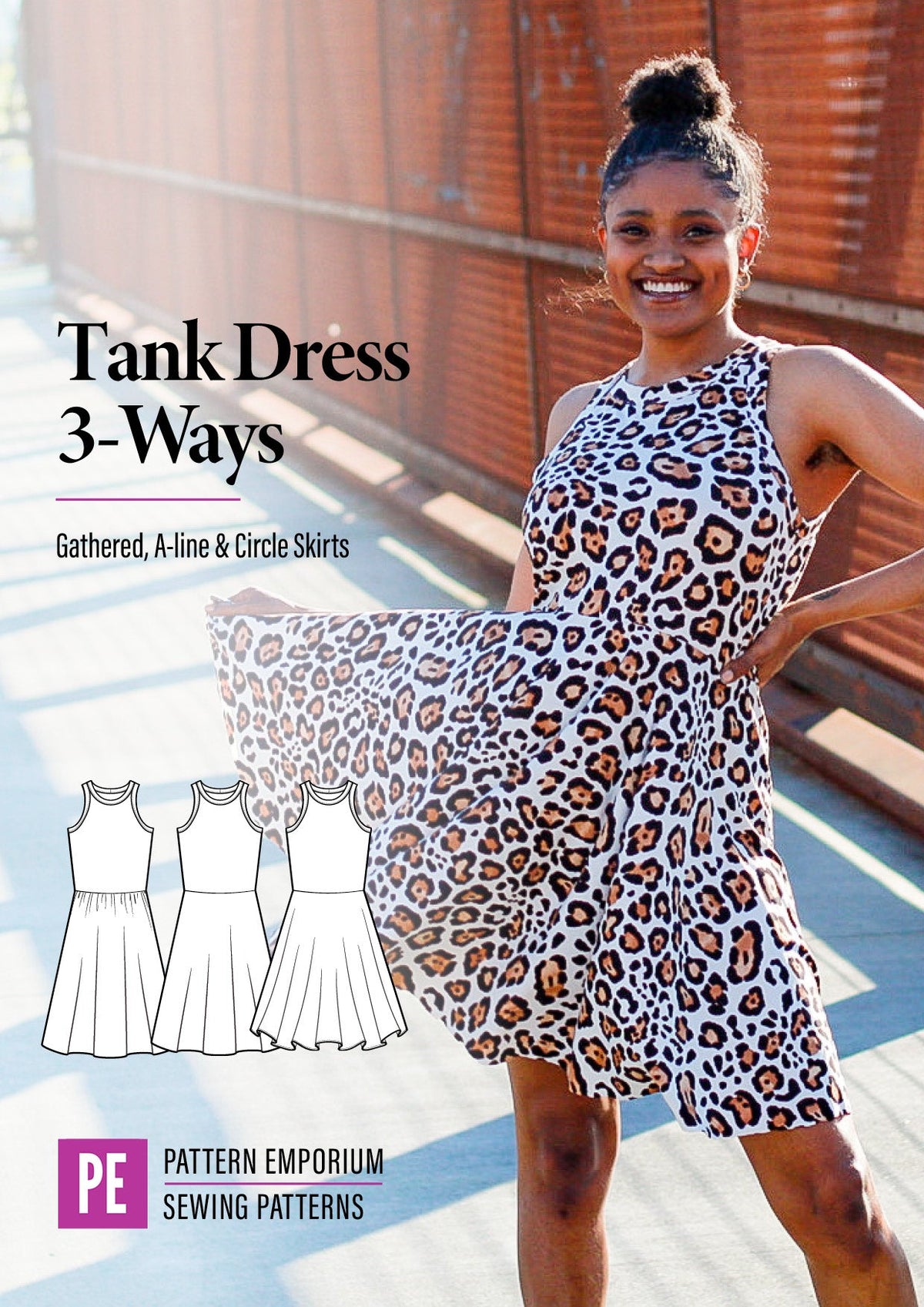 Tank Dress 3-Ways | PDF Sewing Pattern