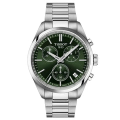 Tissot PR 100 Chronograph Green Dial Watch
