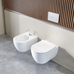 Toilet City 52 cm Wall Hang - Rimless Mat Wit