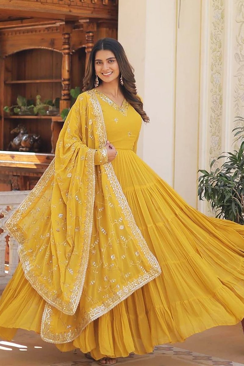 Trendy Gown Design For Wedding 2024